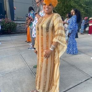 Gold caftan